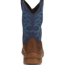 Tony Lama Men's Roustabout 11' Steel Toe WP Western Work Boot -- TW5010