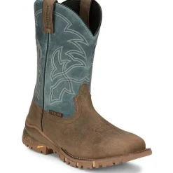 Tony Lama Men's Roustabout 11' Steel Toe WP Western Work Boot -- TW5008