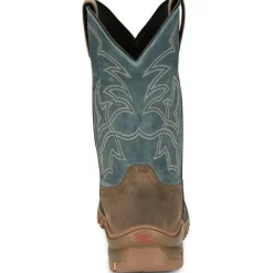 Tony Lama Men's Roustabout 11' Steel Toe WP Western Work Boot -- TW5008