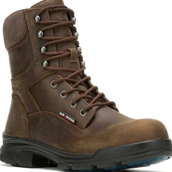 Wolverine Men's Durashocks SR Icon 8" Comp Toe WP Work Boot -Brown- W241103