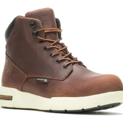 Women Wolverine Men's Kickstart Durashocks 6" WP Work Boot - - W080036