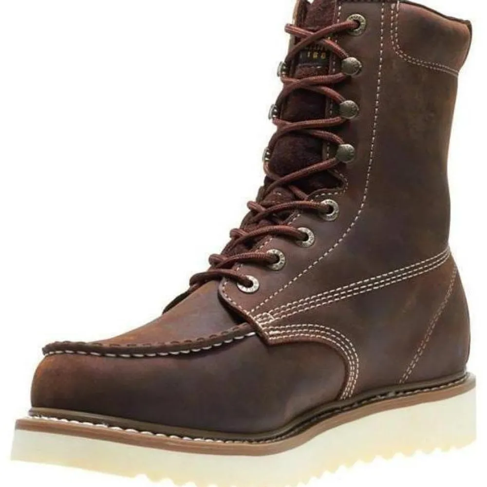 Women Wolverine Men's Loader 8" Wedge Work Boot - - W10743