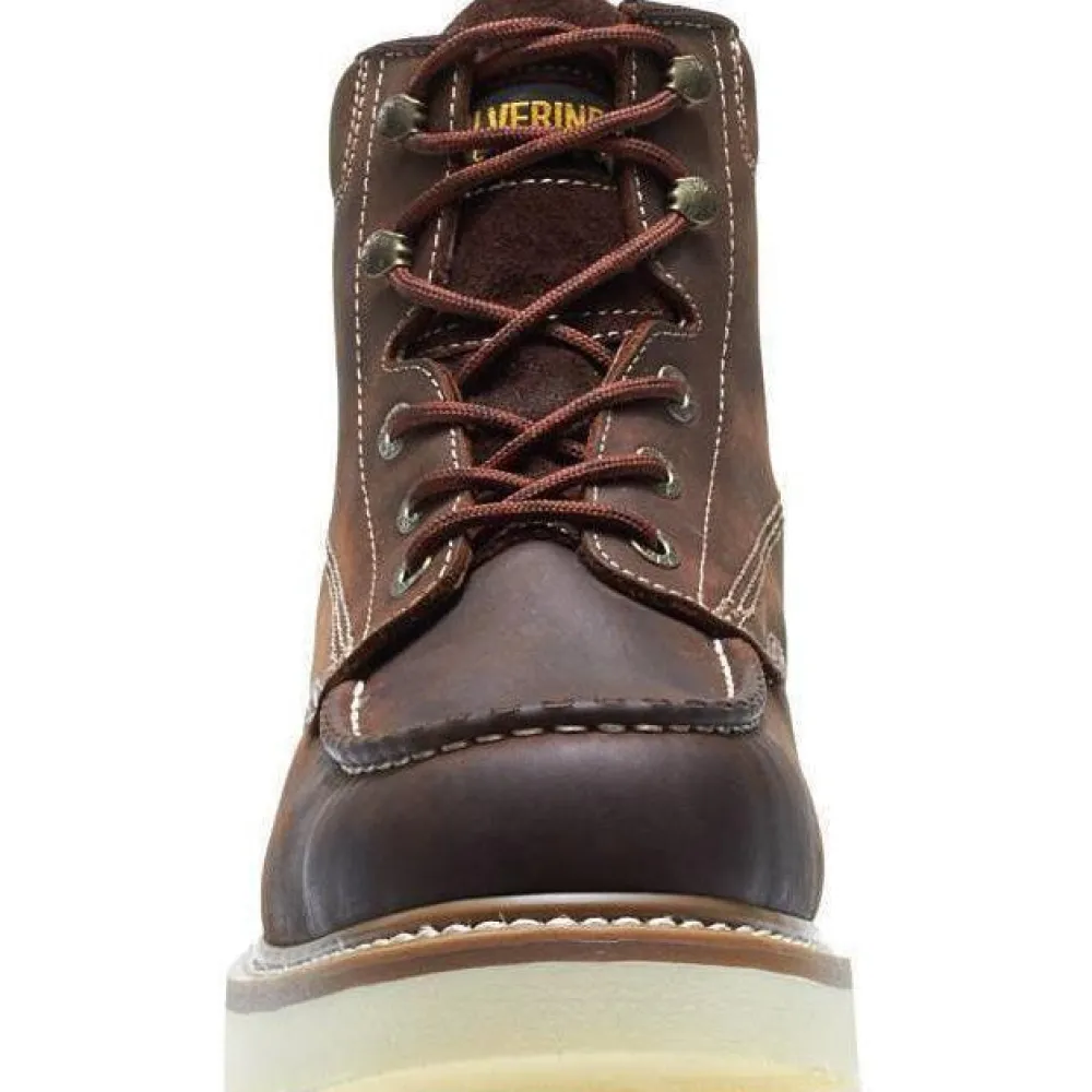 Women Wolverine Men's Loader 6" Wedge Work Boot - - W10744