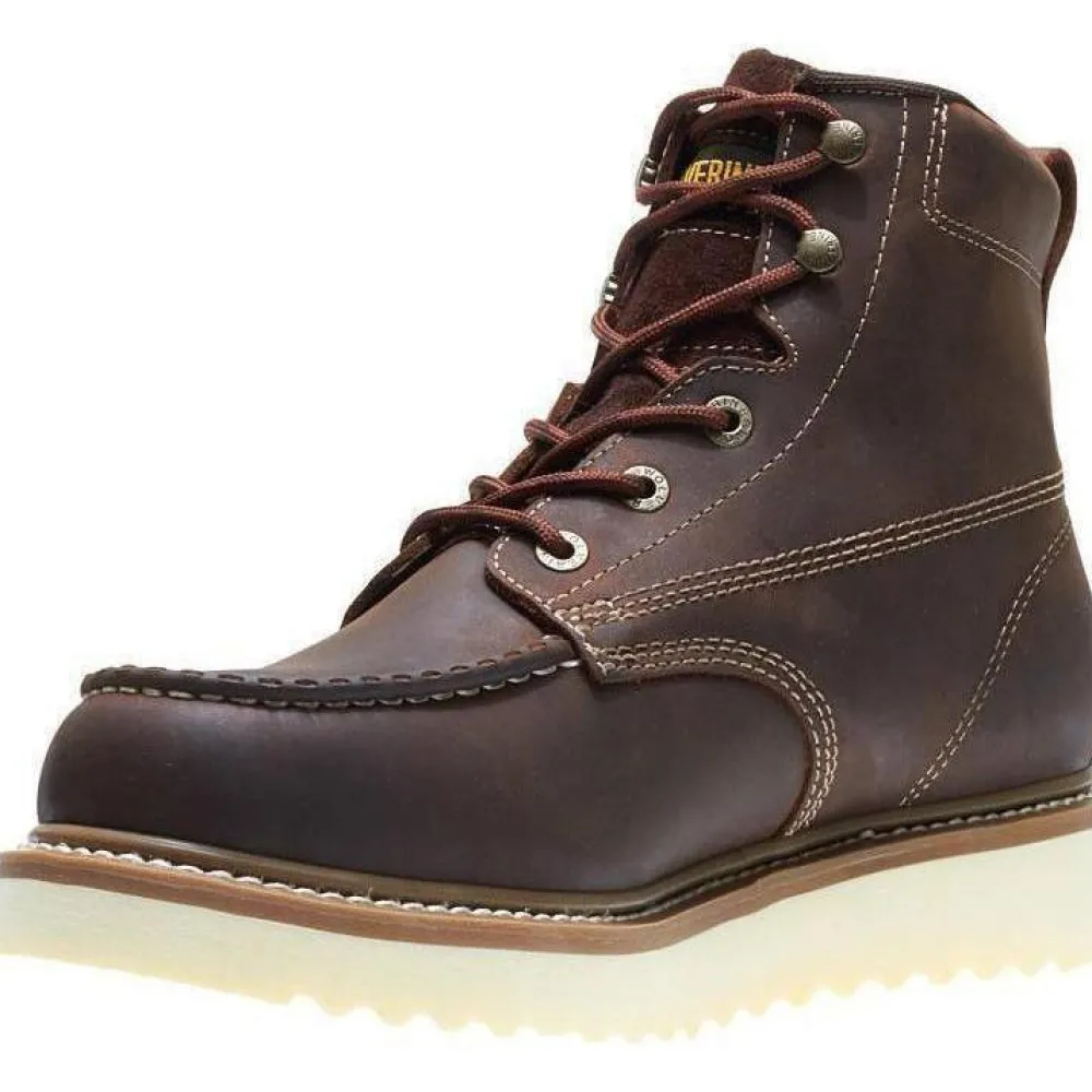 Women Wolverine Men's Loader 6" Wedge Work Boot - - W10744