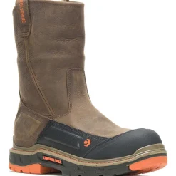 Women Wolverine Men's Overpass Carbonmax Comp Toe WP Work Boot- Coffee- W10708