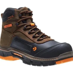 Wolverine Men's Overpass Safety Toe 6" WP Work Boot - - W10717
