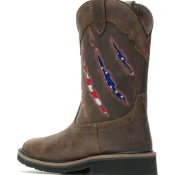 Wolverine Men's Rancher Claw Stl Toe WP Western Work Boot - - W201218