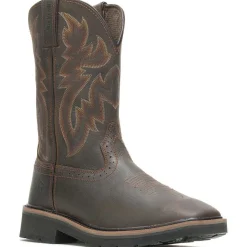 Wolverine Men's Rancher Soft Toe Western Work Boot- /Rust- W10704