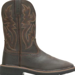 Wolverine Men's Rancher Soft Toe Western Work Boot- /Rust- W10704
