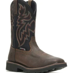 Wolverine Men's Rancher Soft Toe WP Western Work Boot- - W10768
