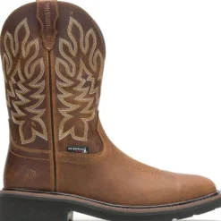 Wolverine Men's Rancher Steel Toe WP Western Work Boot - W211114
