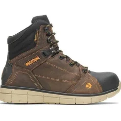 Women Wolverine Men's Rigger EPX 6" Safety Toe WP Wedge Work Boot - W10797