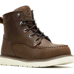 Wolverine Men's Trade 6" Comp Toe Wedge Unlined Work Boot- Brown- W241057