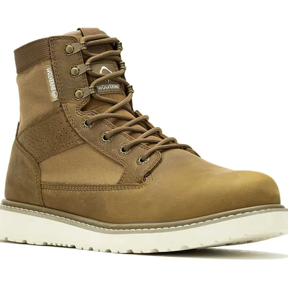 Women Wolverine Men's Trade Canvas 6" Soft Wedge Unlined Work Boot- - W240014