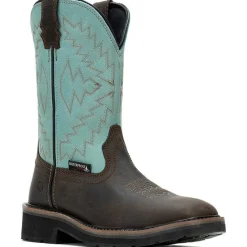 Women Wolverine Women's Rancher Arrow Steel Toe WP Western Work Boot- - W241054