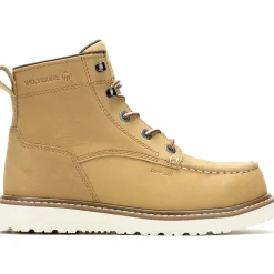Women Wolverine Women's Trade Wedge Unlined 6" Comp Toe Work Boot- - W241059