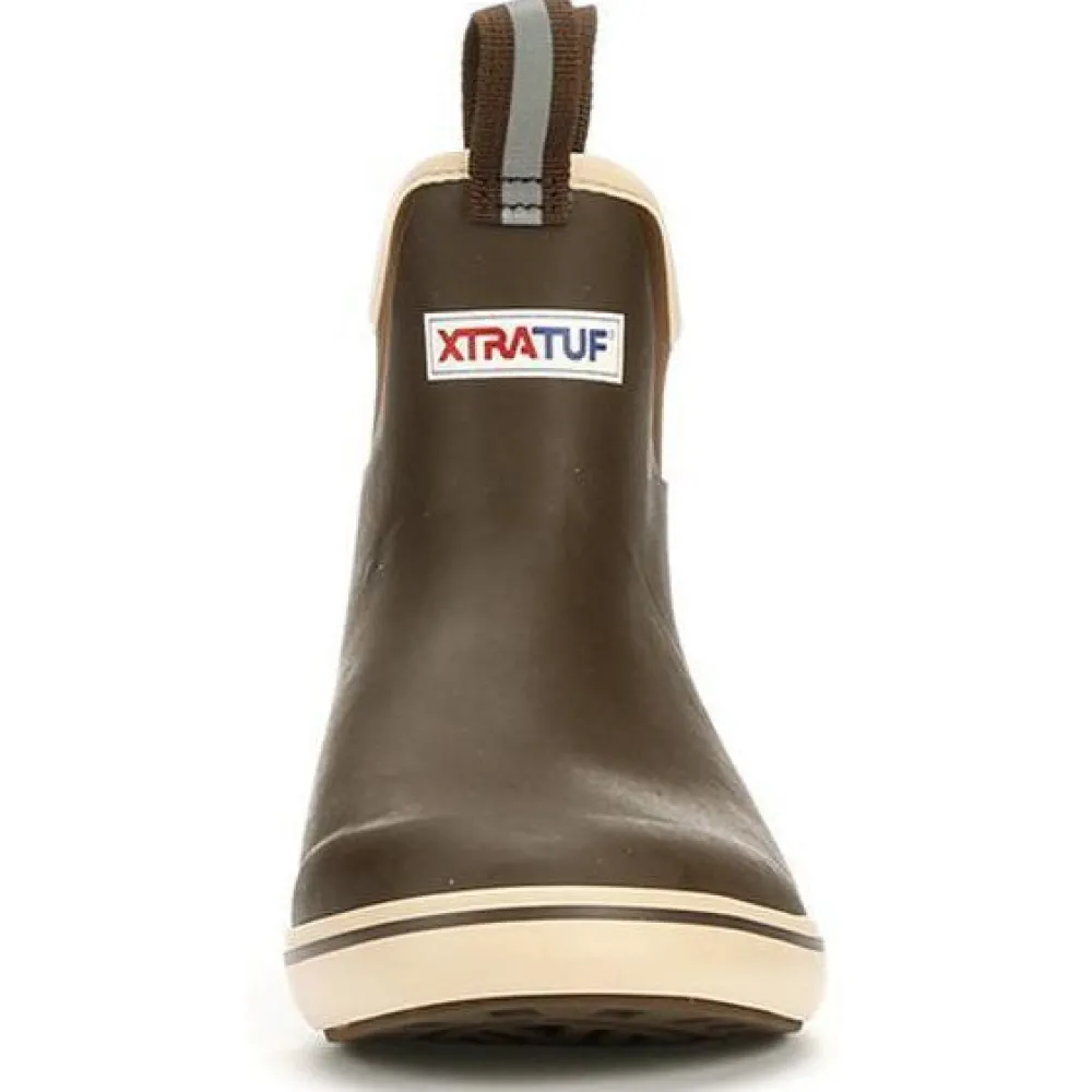 Xtratuf Men's 6" Ankle Deck Waterproof Boot - / Tan - 22734